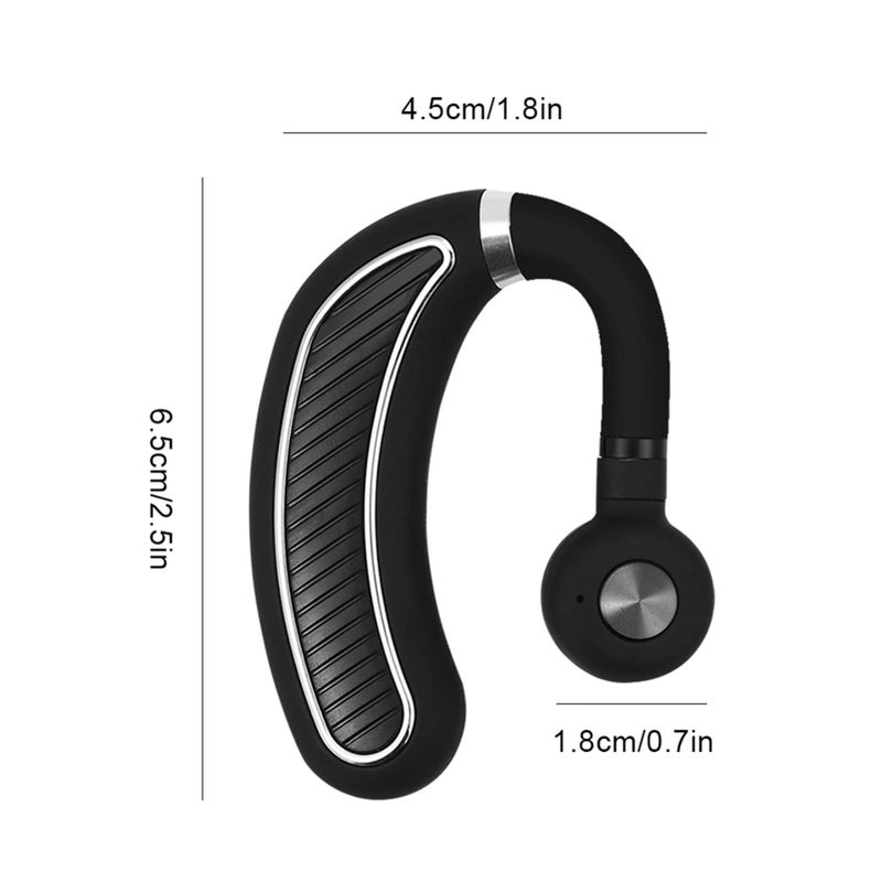 Zerone Bluetooth Headset, K21 Business Headphones Wireless Earphones with Microphone Single Earpiece with Noise Reduction Mic - Image 3